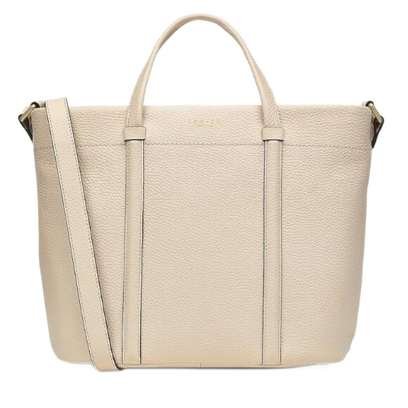 RADLEY LONDON H9460264 RIVINGTON WHITE LEATHER MEDIUM SATCHEL WOMENS BAG